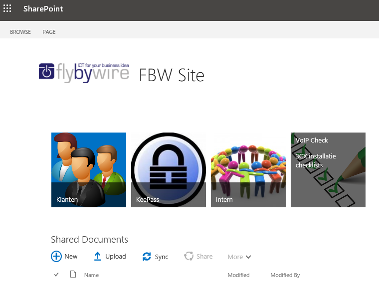 Office 365 home page Fly By Wire